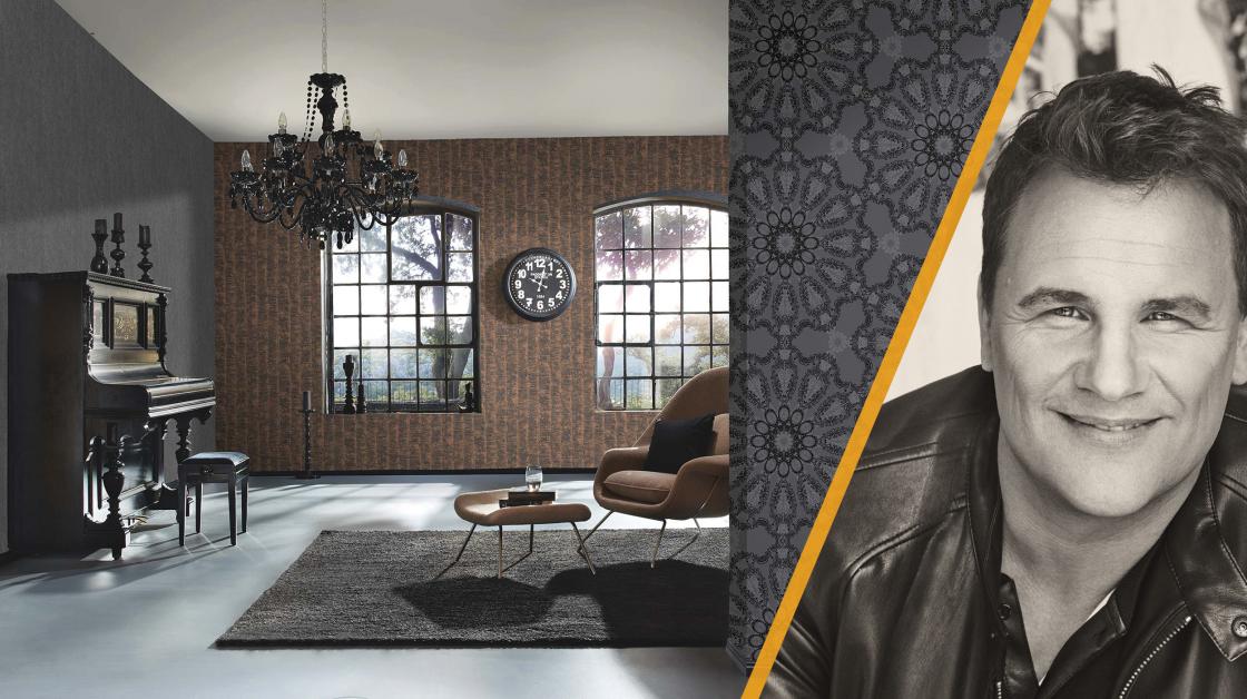 Tapeten Wir Leben Tapete Erismann Cie Gmbh Ideen für wohnzimmer in weiß.