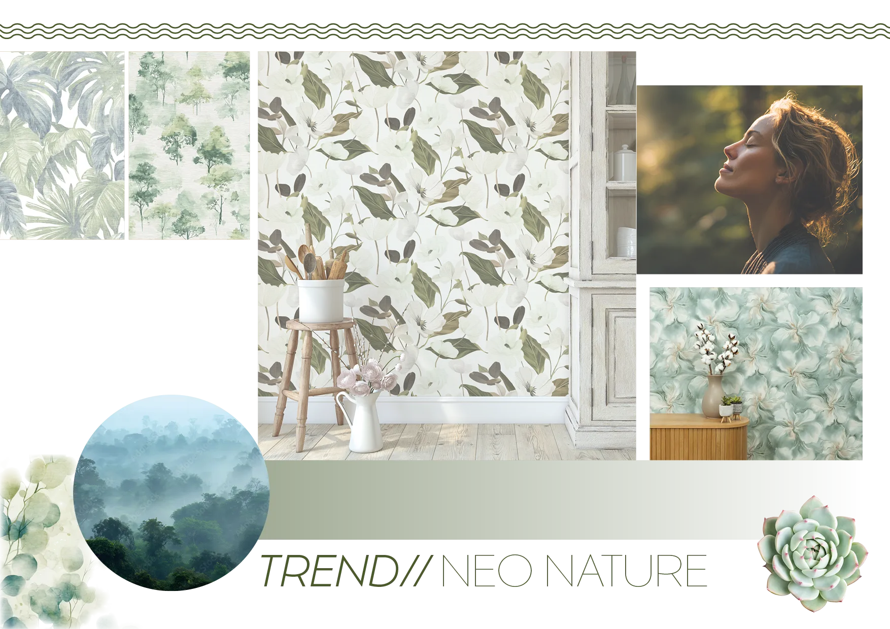 Collage zu TREND NEO NATURE