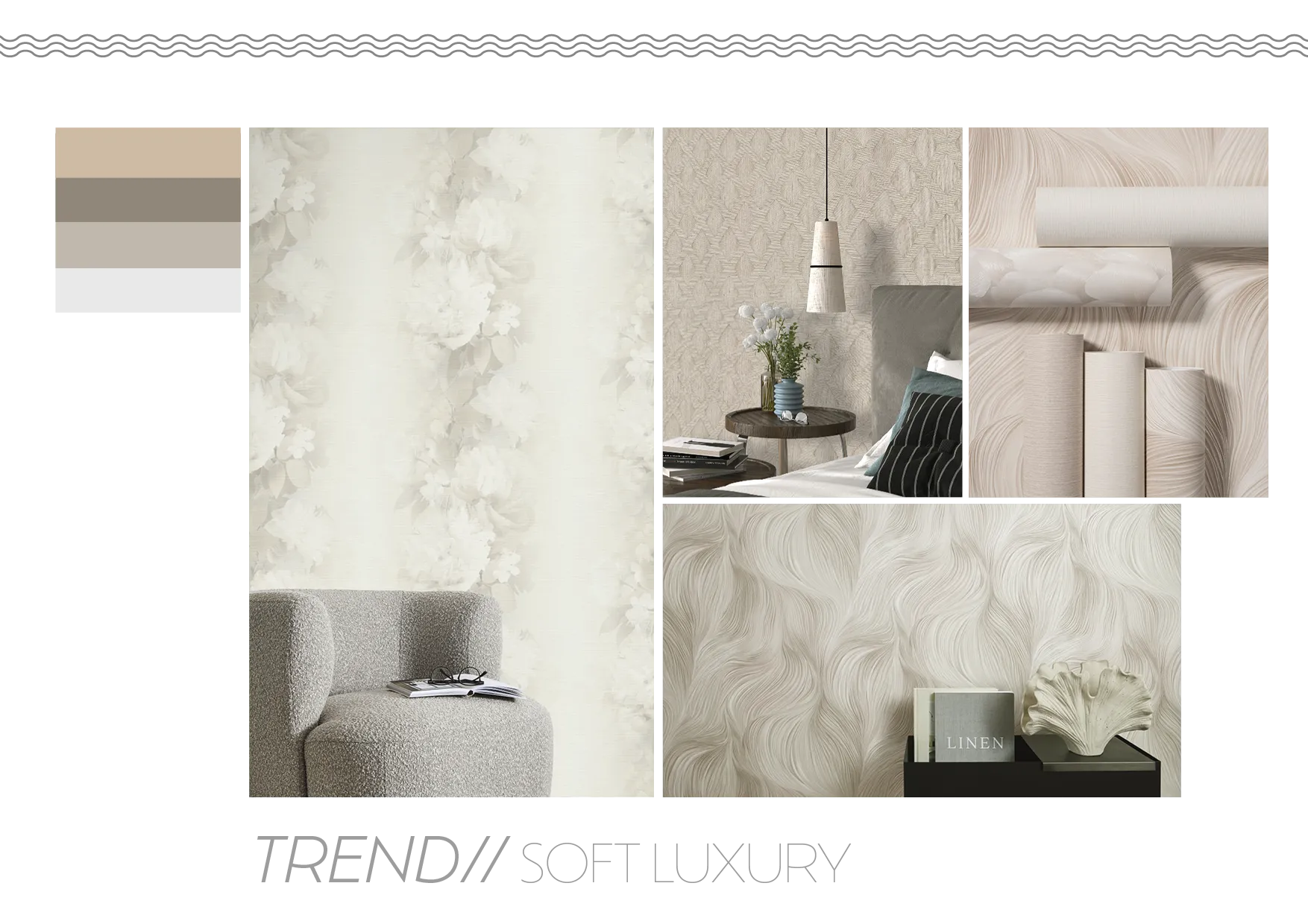 Collage zum Farbtrend Soft Luxury
