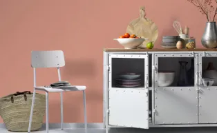 Vliestapete Unistruktur Kollektion Colour Stories in Wohnküche