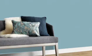 Vliestapete blaue Unistruktur Kollektion Colour Stories